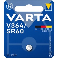 VARTA -V364 Batterie per uso domestico Batteria monouso, SR60, Ossido d'argento (S), 1,55 V, 1 pz, 20 mAh